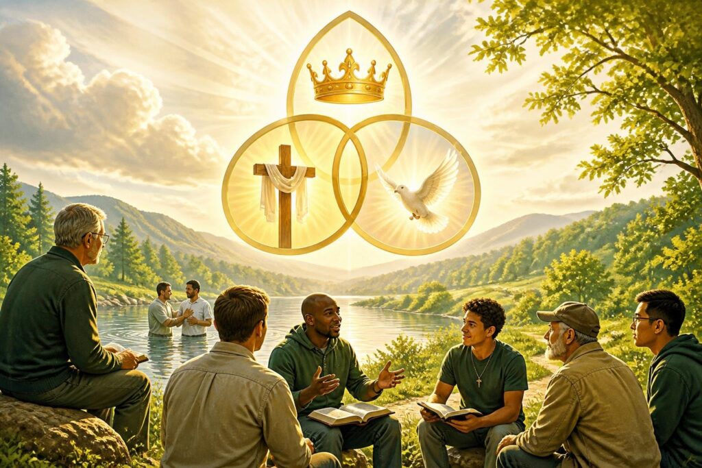 Illustration accompanying How Scripture Teaches the Unity and Equality of the Godhead
